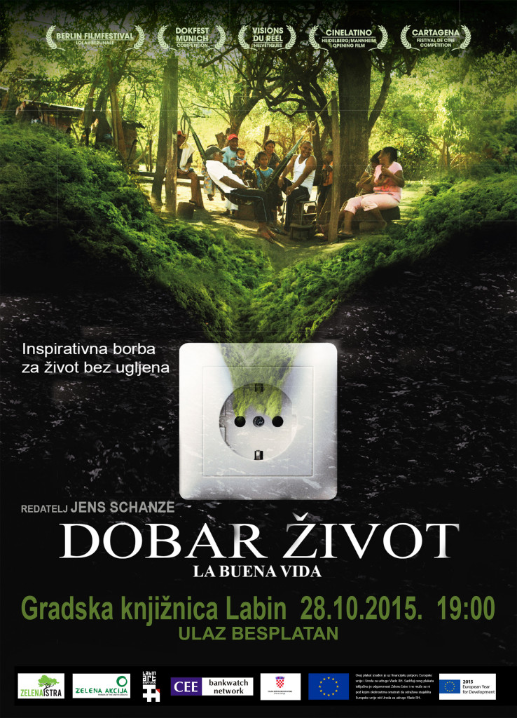 Dokumentarni film "Dobar život" @ Gradska knjižnica, Labin 28.10.2015.